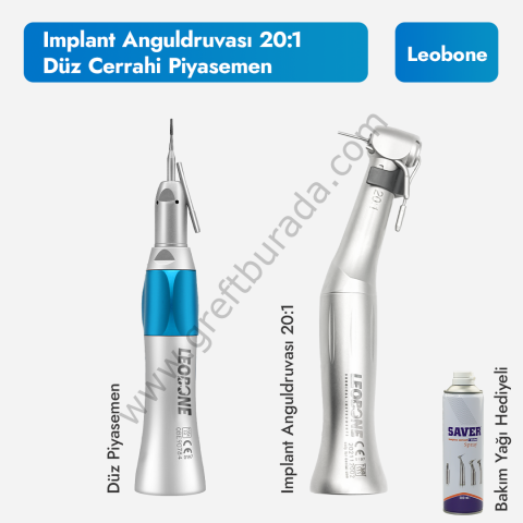 İmplant Anguldurvası+Cerrahi Piyasemen
