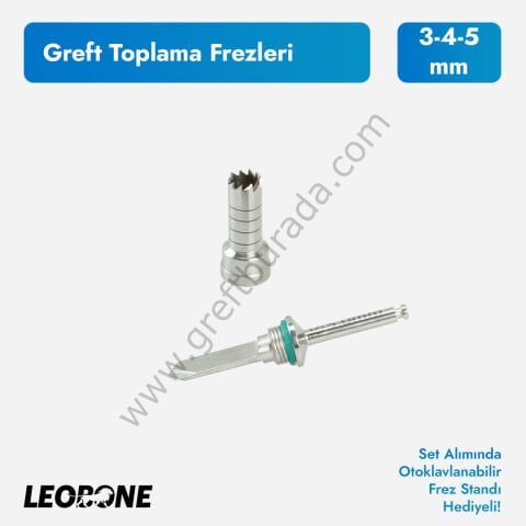 Leobone Greft Toplama Frez Seti (Bone Collector Kit)