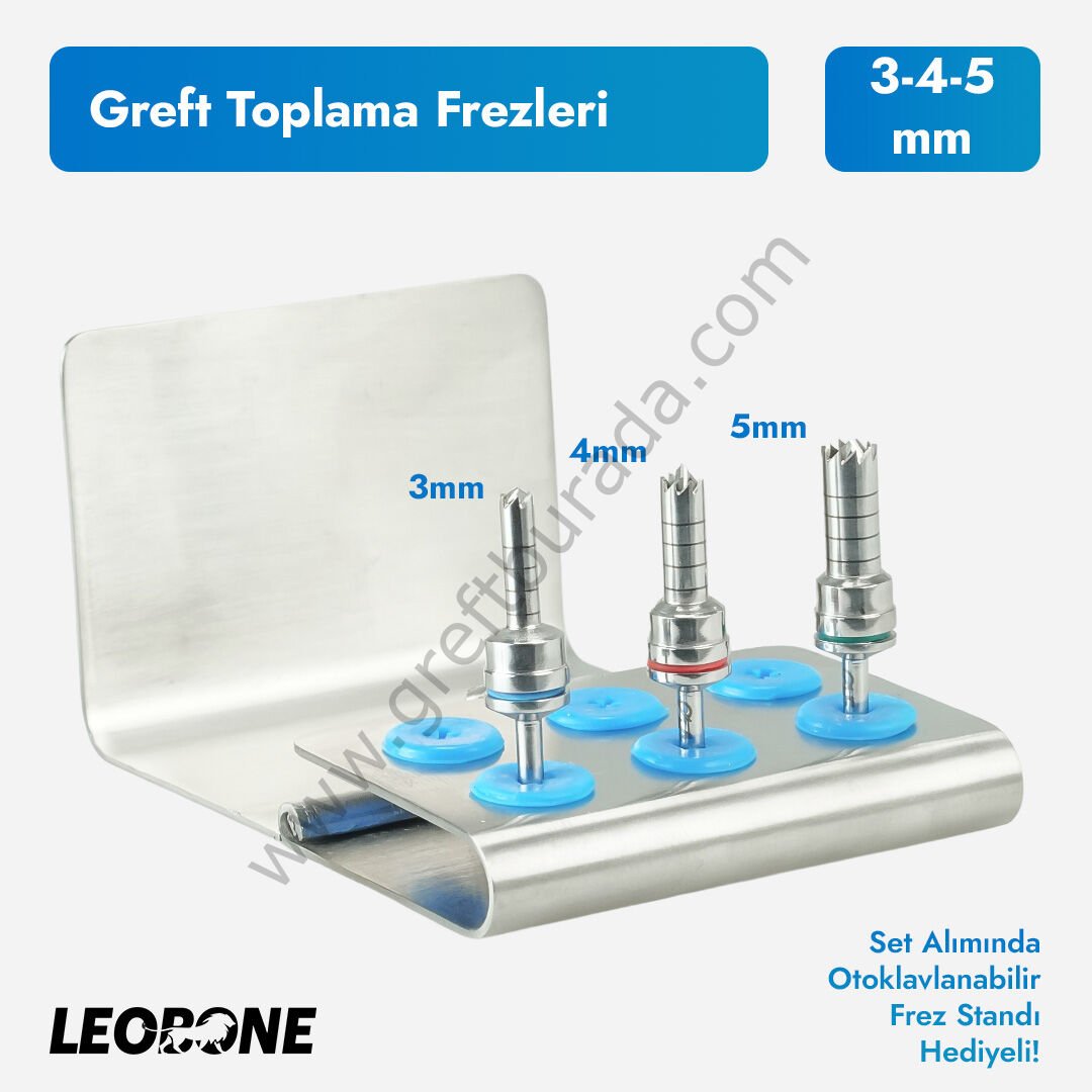 Greft Toplama Frez Seti ( Bone Collector Kit )