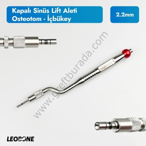 Kapalı Sinüs Lift El Aleti Osteotom İç Bükey 3.3mm
