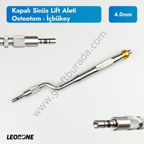 Kapalı Sinüs Lift El Aleti Osteotom İç Bükey 3.3mm