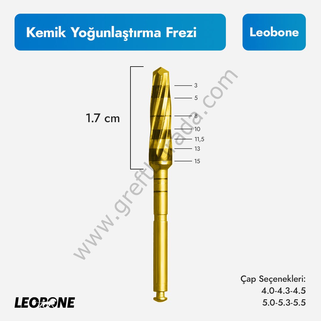 Kemik Sıkılaştırma Frezi 4-5 mm