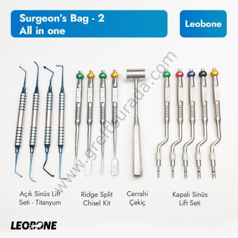 Leobone Surgeon Bag 2 All in One Cerrahi Set