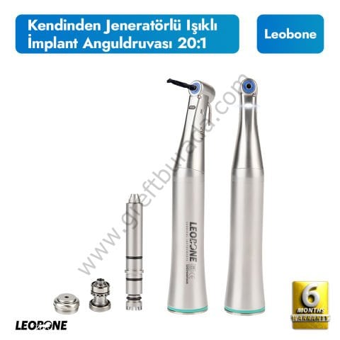 Kendinden Jeneratörlü Işıklı Dental Implant Anguldurvası