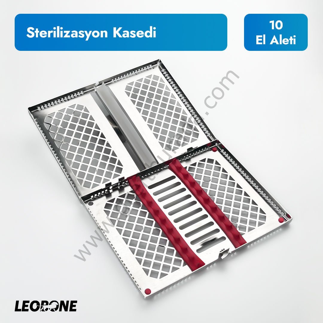 Sterilizasyon Kaseti - 10 El Aleti Kapasiteli