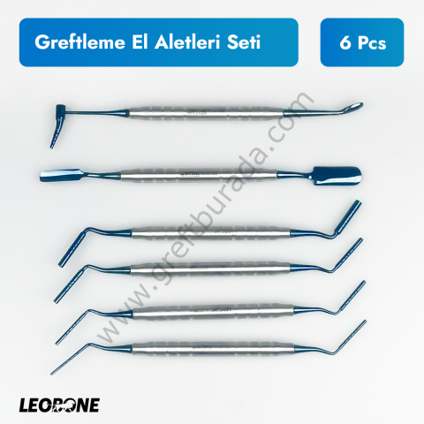 Kemik Greftleme El Aletleri Seti-6 Parça