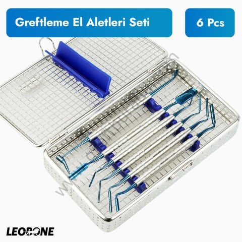 Kemik Greftleme El Aletleri Seti-6 Parça