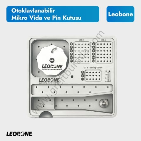 Otoklavlanabilir Mikro Vida ve Pin Kutusu