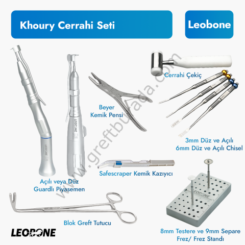 Khoury Tekniği Cerrahi Seti