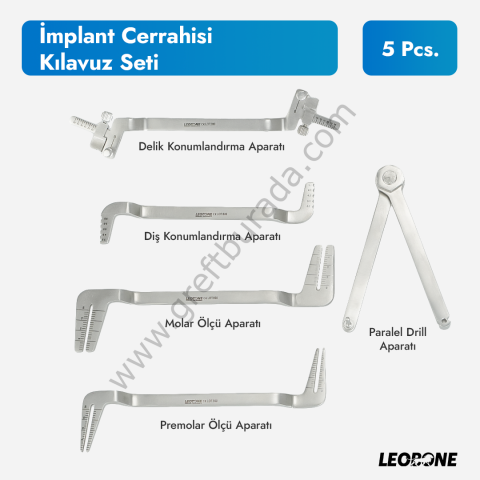İmplant Konumlandırma Cerrahi Kılavuz Seti