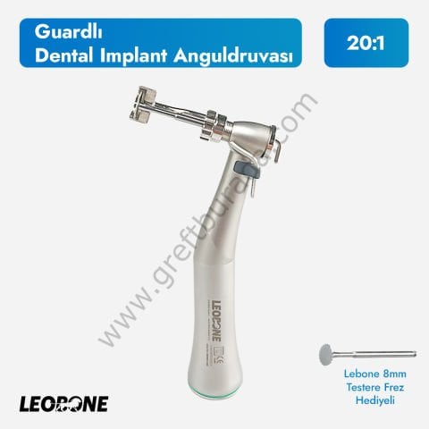 Guardlı Cerrahi İmplant Anguldurvası - Işıksız