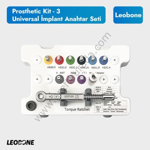 Leobone Prosthekit 3 - Universal İmplant Anahtar Seti