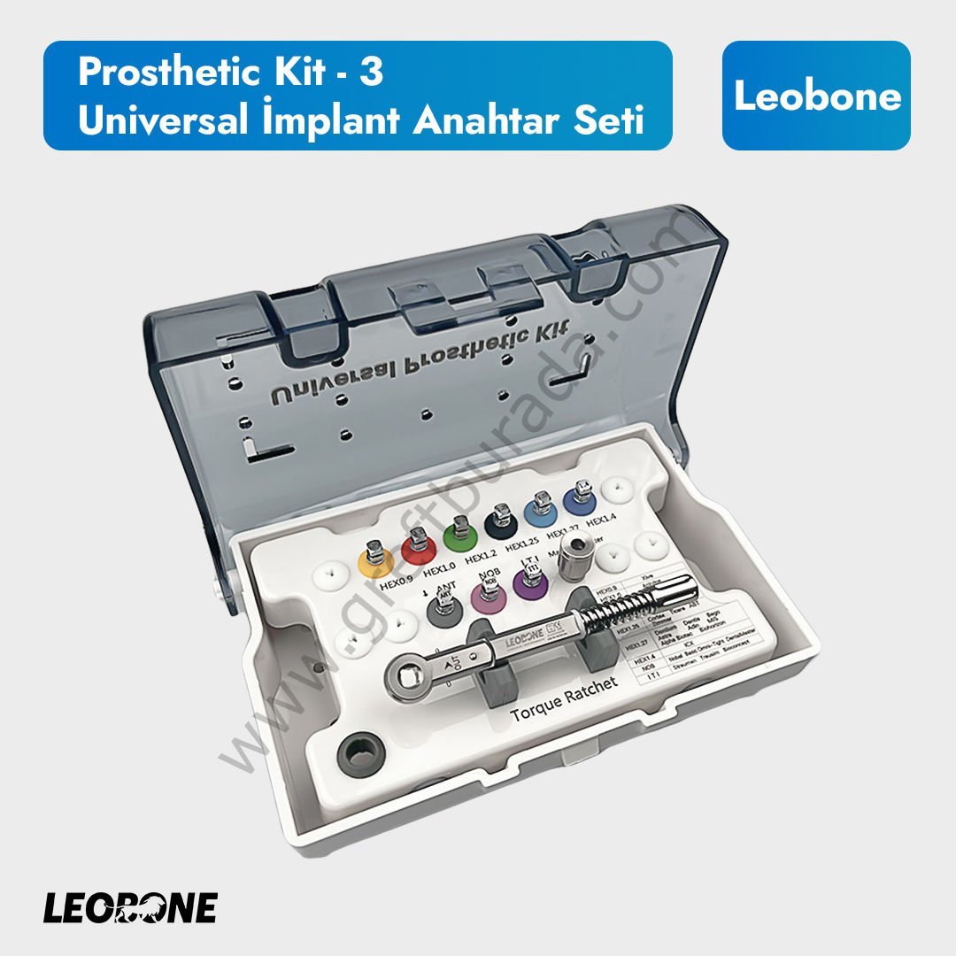 Leobone Prosthekit 3 - Universal İmplant Anahtar Seti