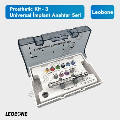 Leobone Prosthekit 3 - Universal İmplant Anahtar Seti