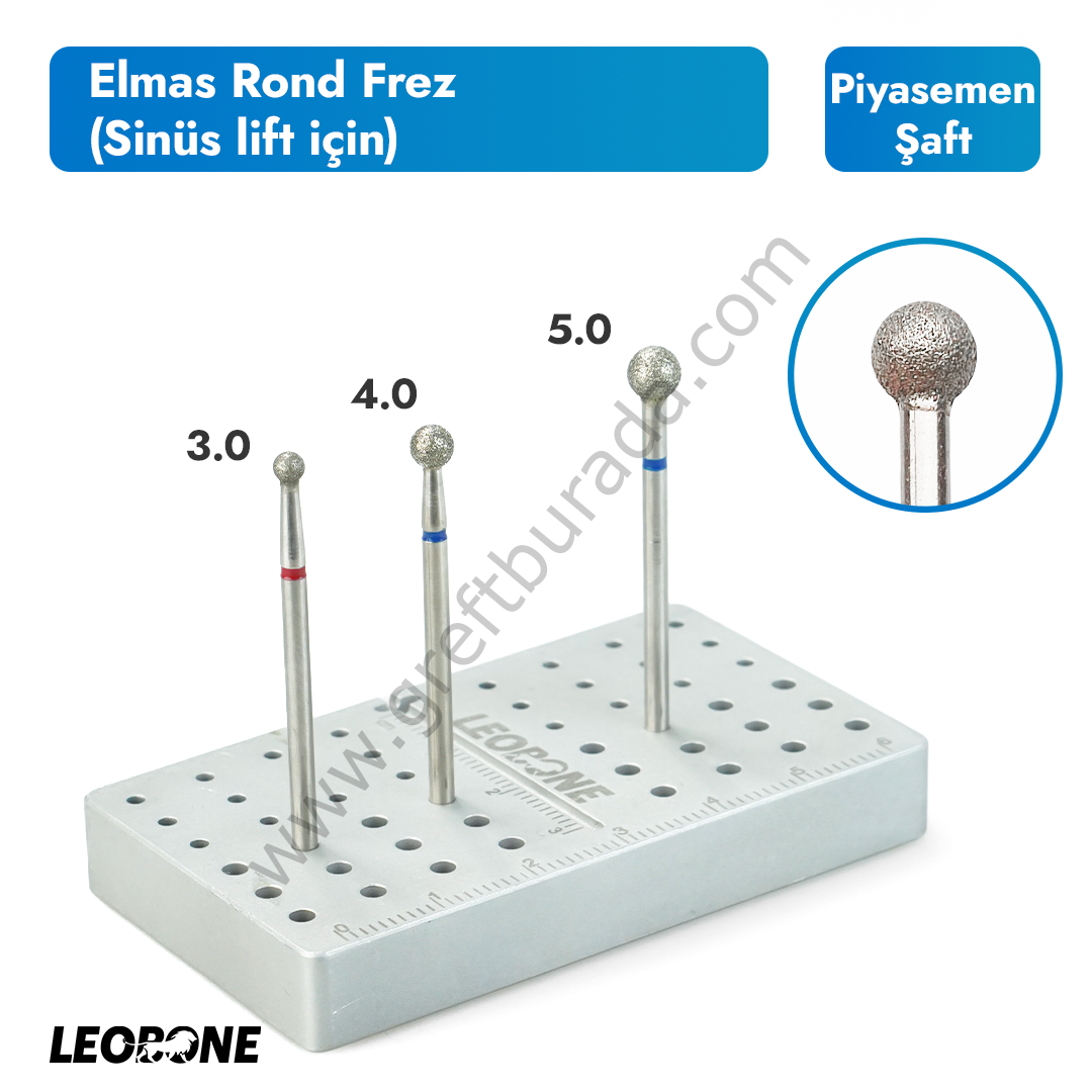 Elmas Rond Frez (Sinüs lift için)