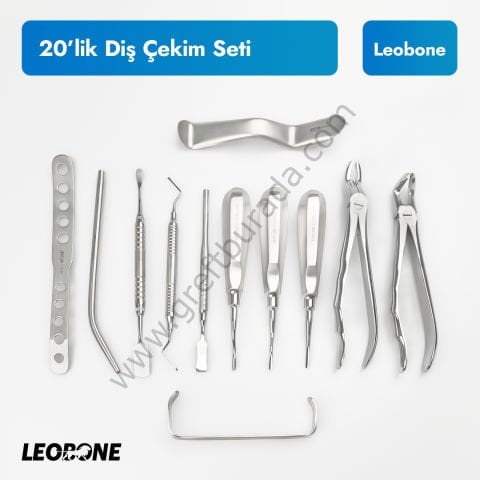 20lik Diş Çekim Seti (Wisdom Tooth Extraction Kit)