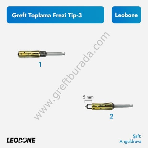 Greft Toplama Frezi | Tip-3 Stoperli