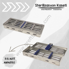Sterilizasyon Kaseti ( 5 el aleti kapasiteli)