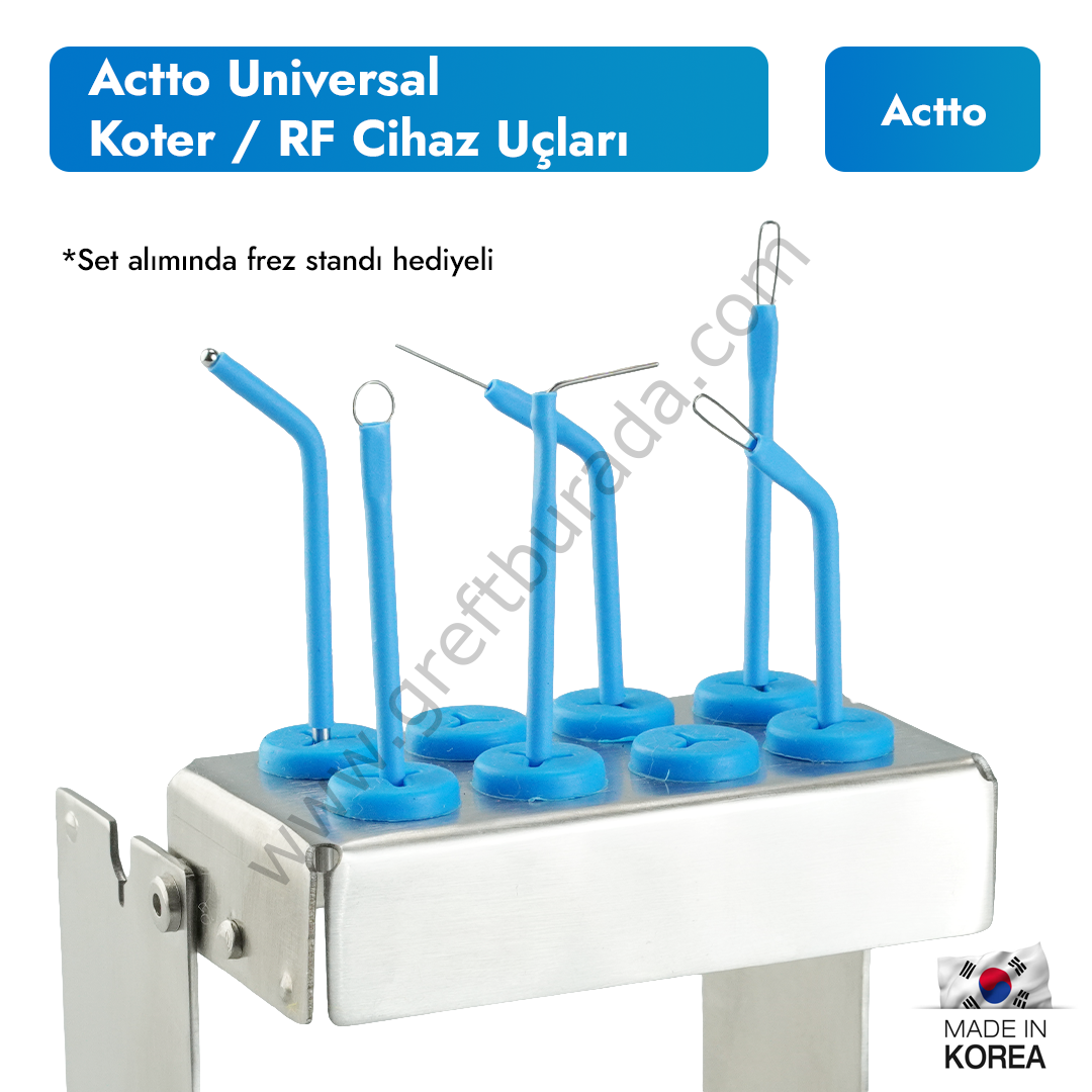 Actto Koter/Radyo Cerrahi Uçları Universal SET