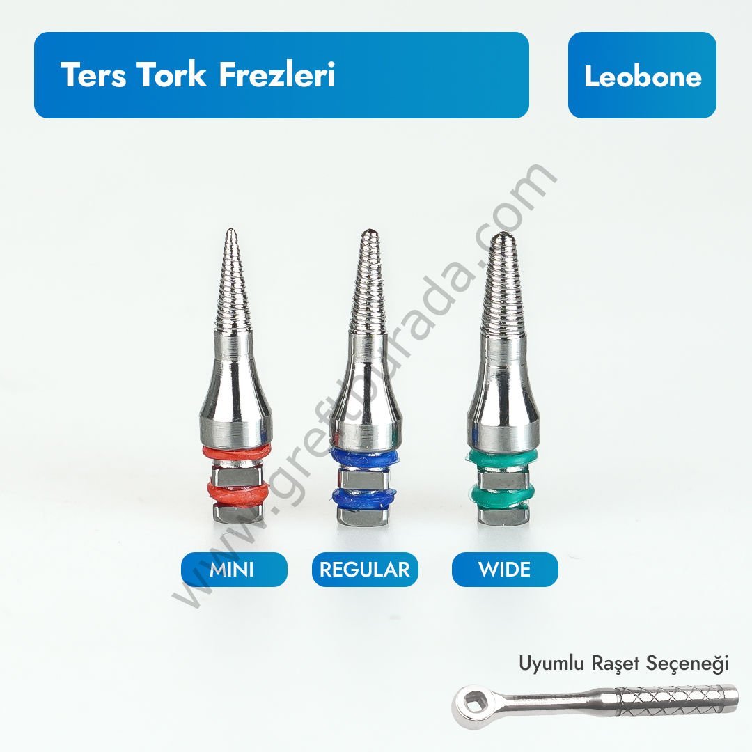 Ters Tork İmplant Çıkarma Frezi