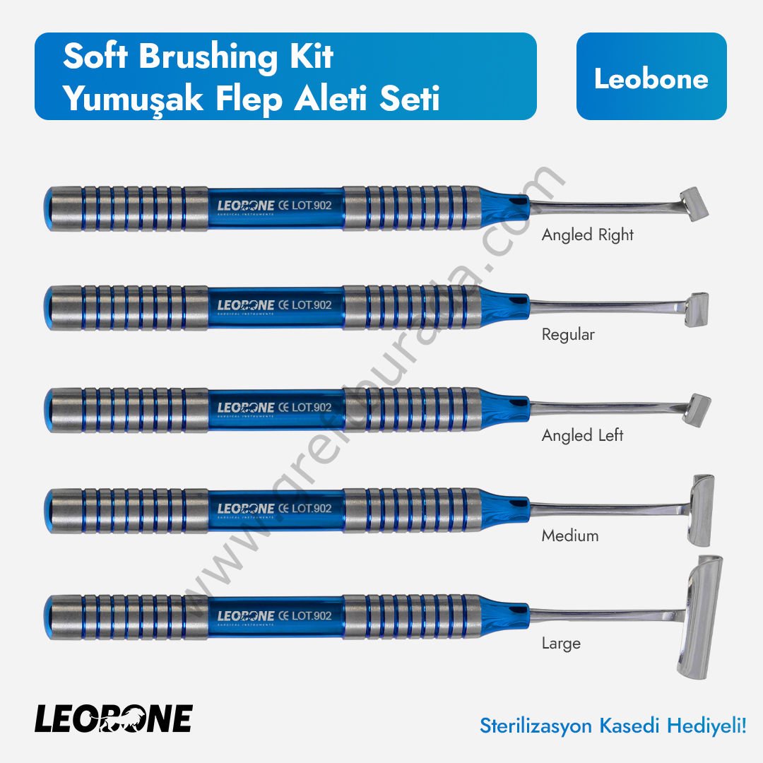 Soft Brushing Kit | Yumuşak Doku / Flep Aleti Seti