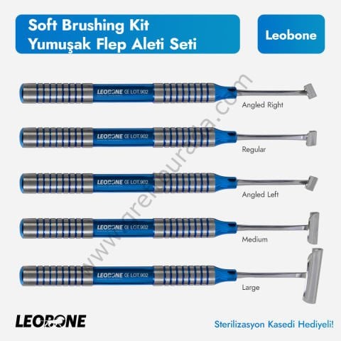 Soft Brushing Kit | Yumuşak Doku / Flep Aleti Seti